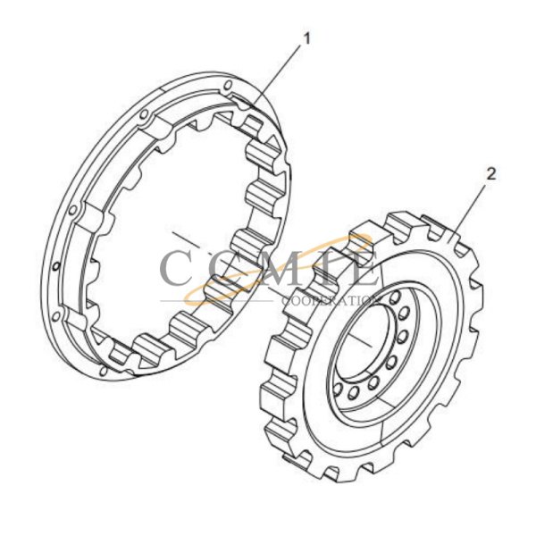 China 800302137 Coupling XCMG RP603 asphalt paver parts