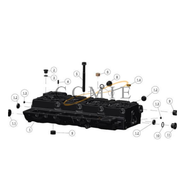 China B00000122 Cylindrical pin XCMG XS143J vibratory roller