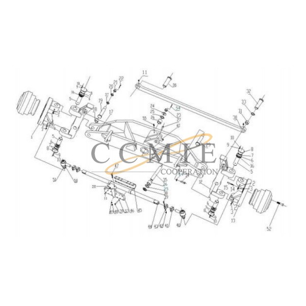China 805203801 slotted nut M30X2 for XCMG GR215A motor China 805203801 slotted nut M30X2 for XCMG GR215A motor