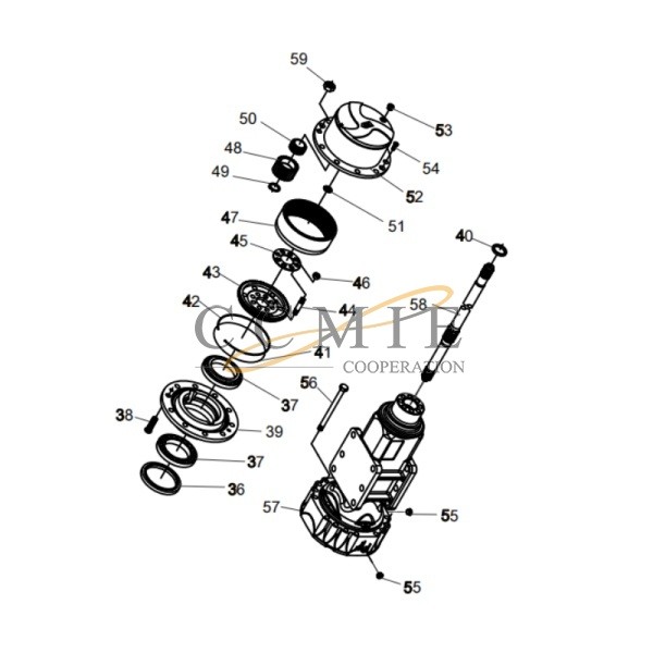China 860155852 Wheel hub 192/108 drive axle XCMG XS123 road