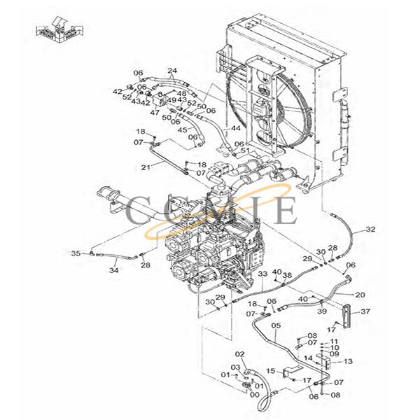 China 4639977 overflow valve HITACHI EX1200-6 HYDRAULIC EXCAVATOR spare ...