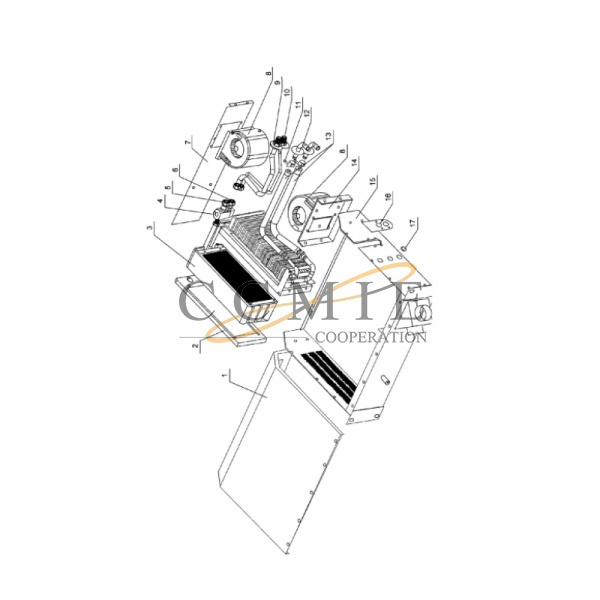 China 860118418 evaporation core assembly XCMG ZL50GN wheel